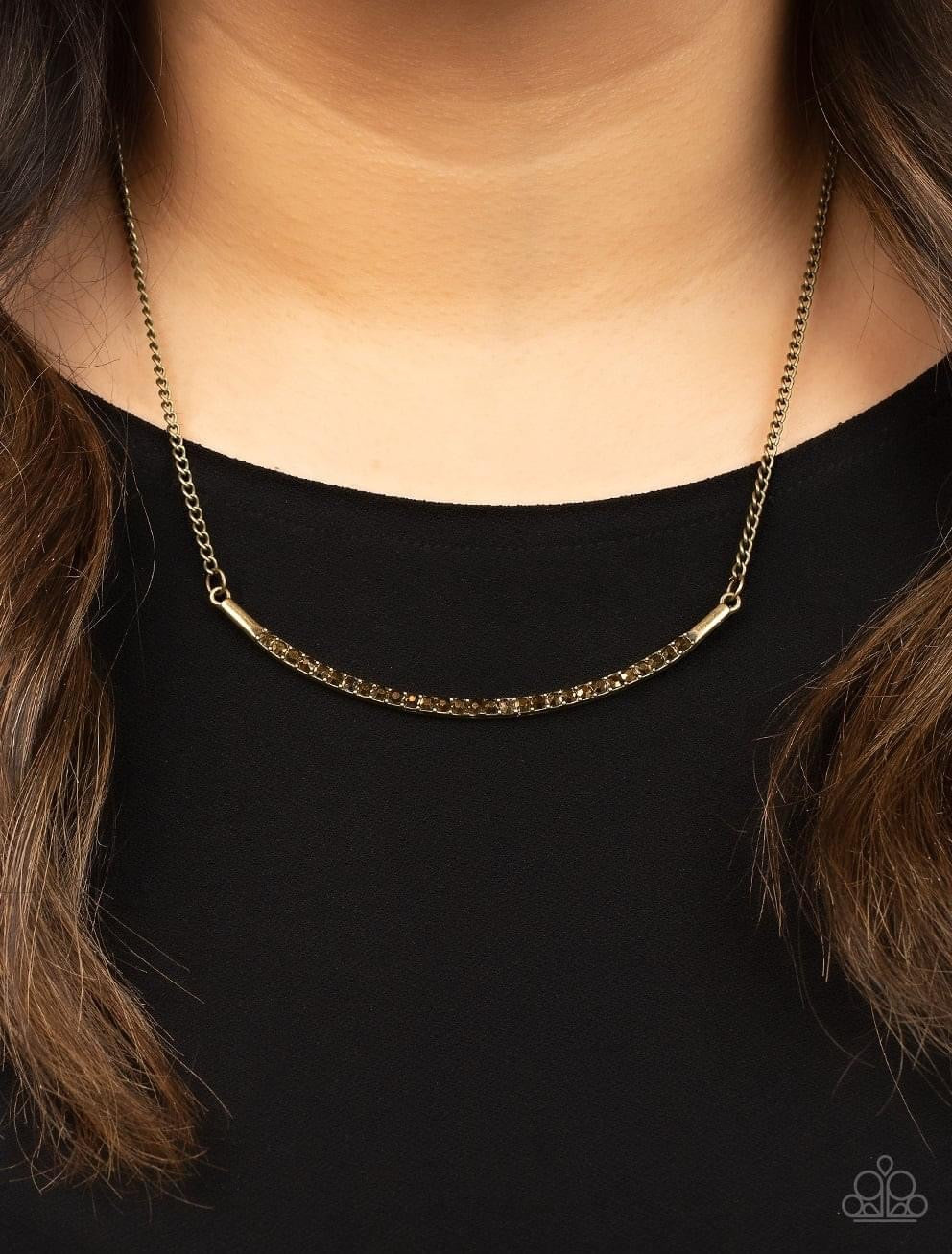 Collar Poppin Sparkle - Brass